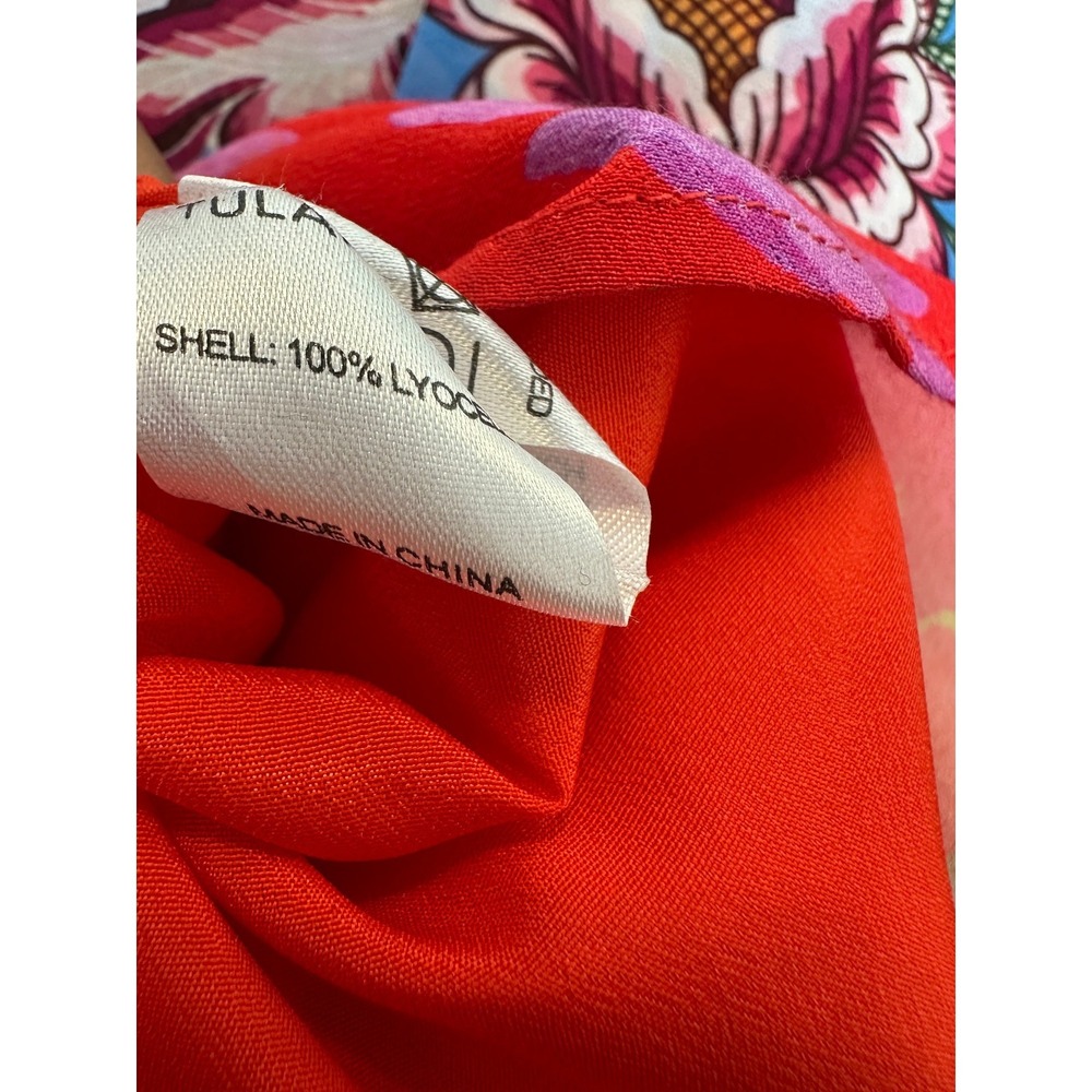 LOVERS + FRIENDS | Red Floral Midi Maxi Skirt Small Romantic Elegant Feminine - Picture 6 of 10
